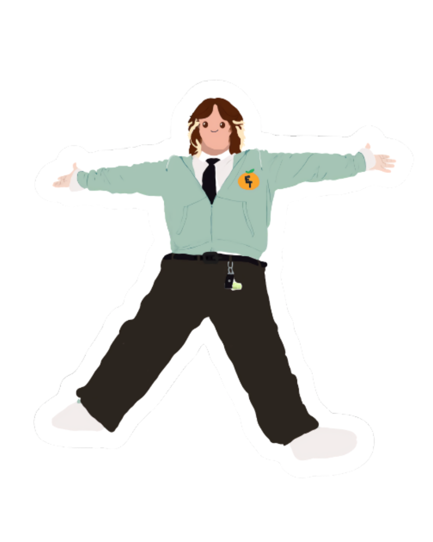 'Everything And' Pose Sticker